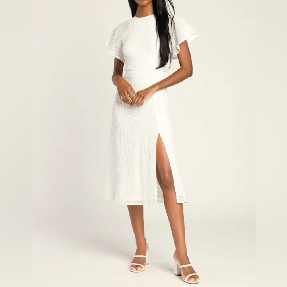 Lulus Serene Sweetness Backless Dress NWT